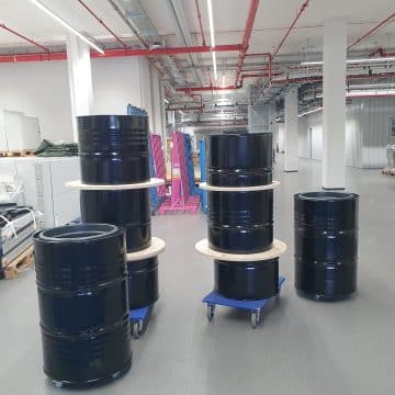 Büro Beistelltische Ölfass