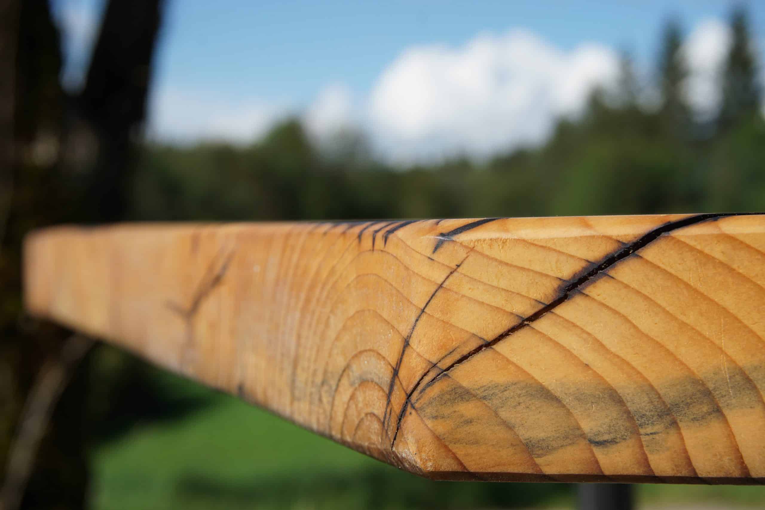 Hochwertige Platte aus Altholz Bohlen